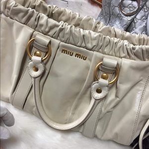 Authentic Prada Miu Miu leather bag